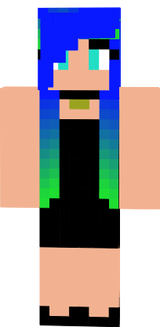 SUPER DUPER NEON BLUE NEON GREEN HAIRED GIRL WHO LOVES GOING TO PARTIES!!!!!!!!!!!!!!!!
