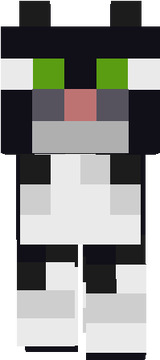 Tuxedo Cat Black Old Ocelot