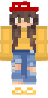 Mushroom outfit ig, think the yellow is a bit much but the hat is cutee