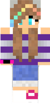 Lilys Designer Skins: cute girl with crutches