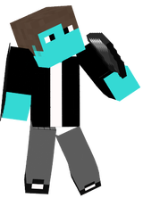 blue man
