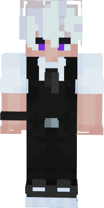 Preview of texture: jinwoo (pelo blanco) traje