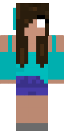 Preview of texture: Herobrine as girl  *fixed*