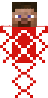 white and red