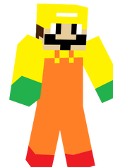 LuigiTheBrother's new skin w/ 3D hat