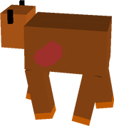derp cow with steak