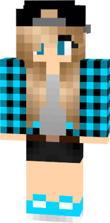blue girl
