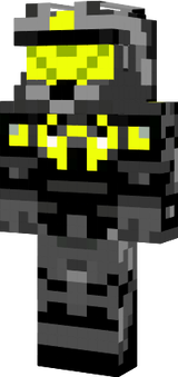 Grey and yellow Master Chief