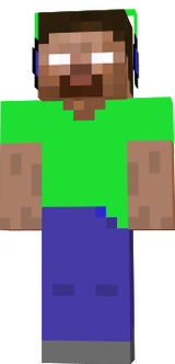 herobrand green t-shrit headset