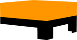 bottem bed orange and black