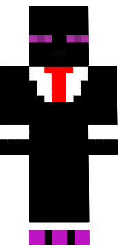 Preview of texture: enderman in a suit re edit