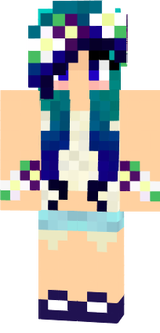 blue hair girl