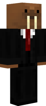 walrus in a tux