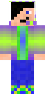 Nick purple green
