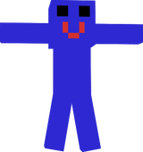 blue man