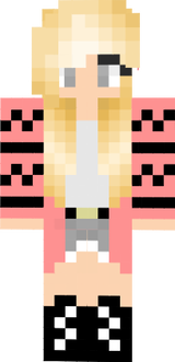 Wolf girl whit golden hair