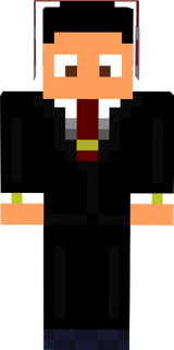 In a suit