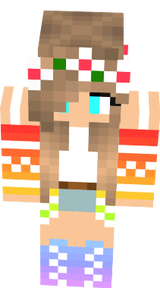 rainbow girl
