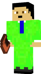 guy in green costume