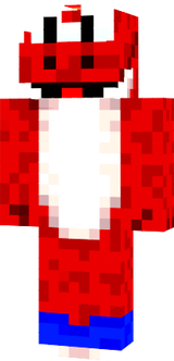 bright red yoshi
