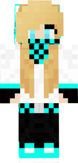 ender white blue girl