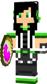 Green Hip hop Girl