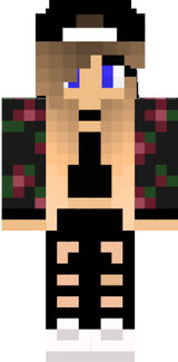 Minecraft adidas skin girl best sale