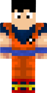 Goku com a minha skin