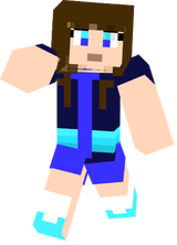 blue girl