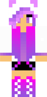The girl pink