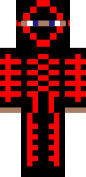 Preview of texture: red designed ninja