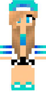 A cool blue girl