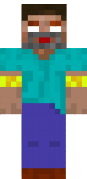 Preview of texture: herobrine with beard