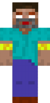 herobrine with beard