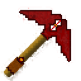 red diamond pickaxe