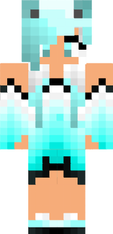 wolf girl blau