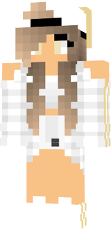 gold and white girl