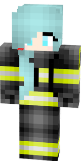 Katelyn as a firefighter