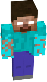Herobrine with powers