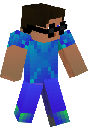 Preview of texture: The Blue Man