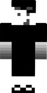 black and white
