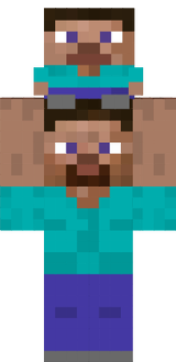 Steve mit SteveBaby