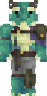 skin draconato azul