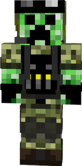 crepeer militar feliz