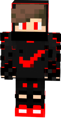 Preview of texture: red minecraft skin