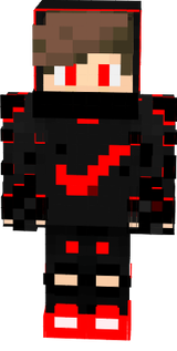 red minecraft skin