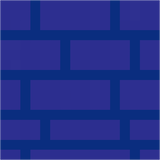 Blue brick