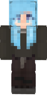 blue hair girl
