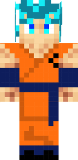 Skin goku bleu