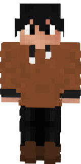 Brown Hoodie Dude - with eyes